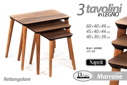 Set tavoli tavolini - set, legno