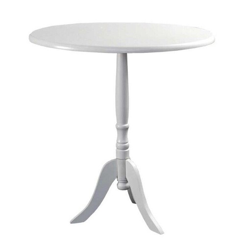Tavolino tondo bianco - tavolino, legno