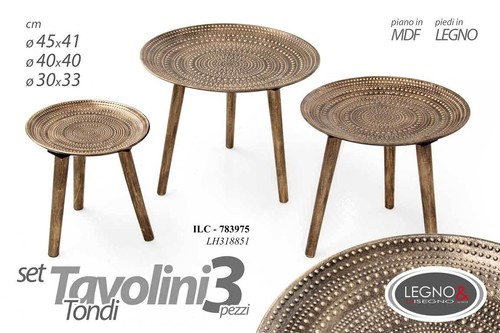 Set tavolini tavolo - tavolini, caffè